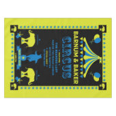 オリジナルヴィンテインスパイアージサーカスアート テーブルクロス (正面(横))