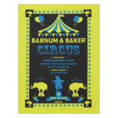 オリジナルヴィンテインスパイアージサーカスアート テーブルクロス (正面)