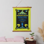 オリジナルヴィンテインスパイアージサーカスアート 吊り下げ型タペストリー (寝室)