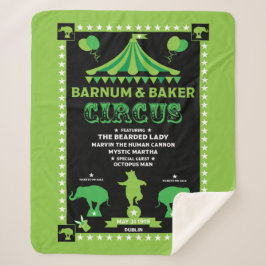 オリジナルヴィンテインスパイアージサーカスフリース空白の シェルパブランケット