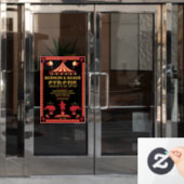 オリジナルヴィンテインスパイアージサーカスTシャツ ウィンドウサイン (オフィスドア)