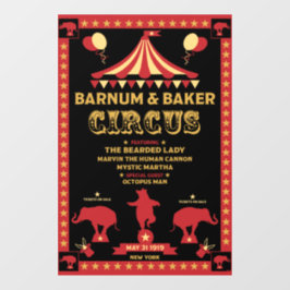 オリジナルヴィンテインスパイアージサーカスTシャツ ウィンドウサイン