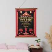 オリジナルヴィンテインスパイアージサーカスTシャツ 吊り下げ型タペストリー (寝室)