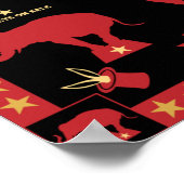 オリジナルヴィンテージインスパイアサーカスポスター ポスター (角)