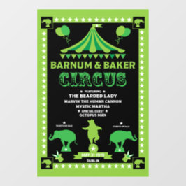 オリジナルヴィンテージインスパイアサーカス ウィンドウサイン