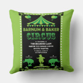 オリジナルヴィンテージインスパイアサーカス クッション (裏面)