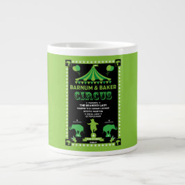 オリジナルヴィンテージインスパイアサーカス ジャンボコーヒーマグカップ