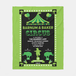オリジナルヴィンテージインスパイアサーカス フリースブランケット