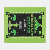 オリジナルヴィンテージインスパイアサーカス フリースブランケット (正面(横))