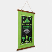 オリジナルヴィンテージインスパイアサーカス 吊り下げ型タペストリー (傾斜あり)