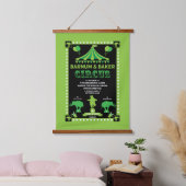 オリジナルヴィンテージインスパイアサーカス 吊り下げ型タペストリー (寝室)