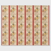 オリジナルヴィンテージコワンアイリッシュウィスキーのポスター ラッピングペーパー (フラット)