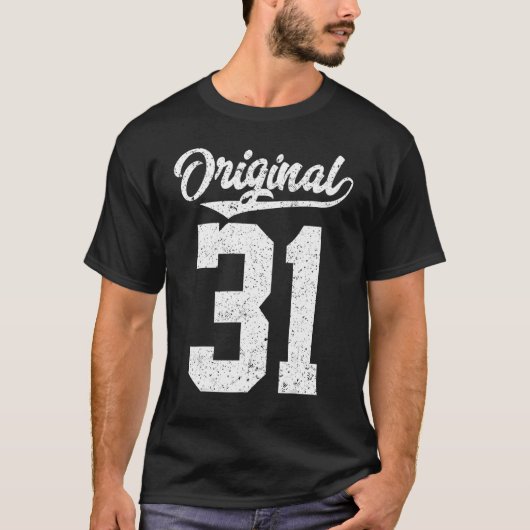 オリジナルヴィンテージスタイルのIt's My 31誕生日 Tシャツ (正面)