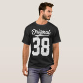 オリジナルヴィンテージスタイルのIt's My 38誕生日 Tシャツ (正面フル)