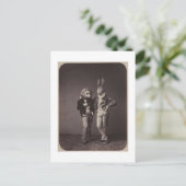 オリジナルヴィンテージハロウィーンのコスチューム写真900s ポストカード (スタンド正面)