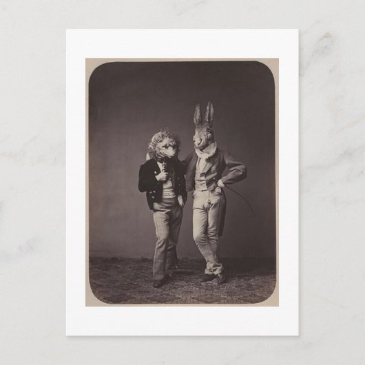オリジナルヴィンテージハロウィーンのコスチューム写真900s ポストカード (正面)
