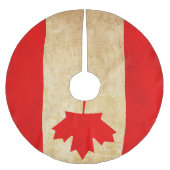 オリジナルヴィンテージ愛国国旗 ブラッシュドポリエステルツリースカート (正面)