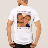 オリジナル両面写真&テキスト トライブレンドTシャツ (裏面)