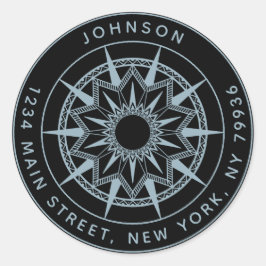 オリジナル丸型返信住所ラベルを作成 ラウンドシール