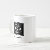 オリジナル企業ロゴと従業員名 コーヒーマグカップ (正面左)