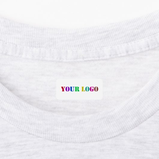 オリジナル企業ロゴのカスタムラベル例 ラベル (貼付)