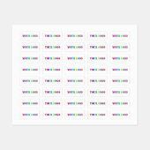 オリジナル企業ロゴのビジネスラベル例 ラベル (シート)