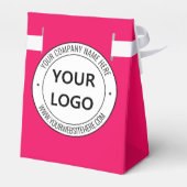 オリジナル企業ロゴテキスト フェイバーボックス お好きな色 (裏面サイド)