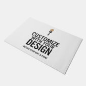 オリジナル企業ロゴ入りシンプルオーダーメイド ドアマット (アングル)