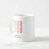 オリジナル企業ロゴ販促 コーヒーマグカップ (正面左)