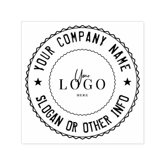 オリジナル企業ロゴ セルフインキングスタンプ (デザイン)