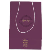 オリジナル企業ロゴ プロモーション ギフト 紙袋 (裏面)