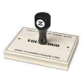 オリジナル会社ロゴのゴムスタンプテンプレートをデザインしよう ラバースタンプ (スタンプ)