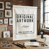 オリジナル作品 テキスト署名 ウッドアート ラバースタンプ