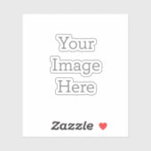 エクストラスモール（特小）：7.62cm x 7.62cm シート カスタムカットビニールシール (シート)