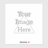 ミディアム(中):15.24cm x 15.24cm シート カスタムカットビニールシール (シート)