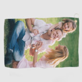 オリジナル作成 | カスタムファミリーフォトゴルフタオル ゴルフタオル (横)