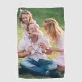 オリジナル作成 | カスタムファミリーフォトゴルフタオル ゴルフタオル (正面)