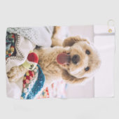 オリジナル作成 | カスタムペット用フォトゴルフタオル ゴルフタオル (横)