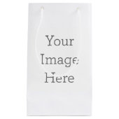 カスタムペーパーバッグ - スモール, 光沢 (正面)