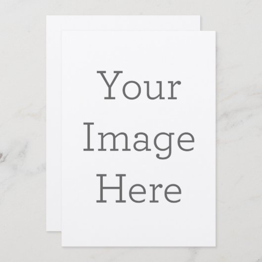 フラットシーズンカード, サイズ: 12.7cm x 17.8cm, 用紙: プレミアムソフト, コーナー: ノーマル, 封筒: ホワイト (正面/裏面)