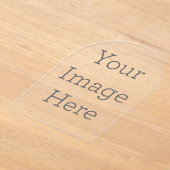 アクリル招待状, サイズ: 12.7cm x 17.8cm, スタイル: 透明アクリル, コーナー: アーチ, プリント: デジタル, 厚さ: スタンダード (0.3mm), 封筒: ホワイト (レイダウン)