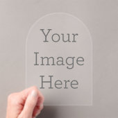 アクリル招待状, サイズ: 12.7cm x 17.8cm, スタイル: 透明アクリル, コーナー: アーチ, プリント: デジタル, 厚さ: スタンダード (0.3mm), 封筒: ホワイト (インサイチュ (ポータブル))