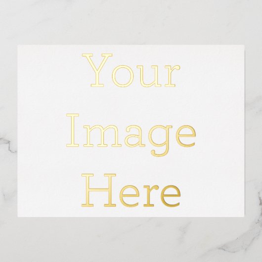 オリジナル作成 10.8cm x 14.2cm 箔シーズンポストカード 箔シーズンポストカード (正面)