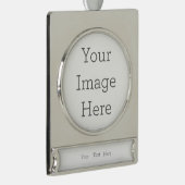 カスタムバナーオーナメント- シルバートーン (右)