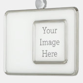 カスタムフレームオーナメント(横), シルバートーン (左)