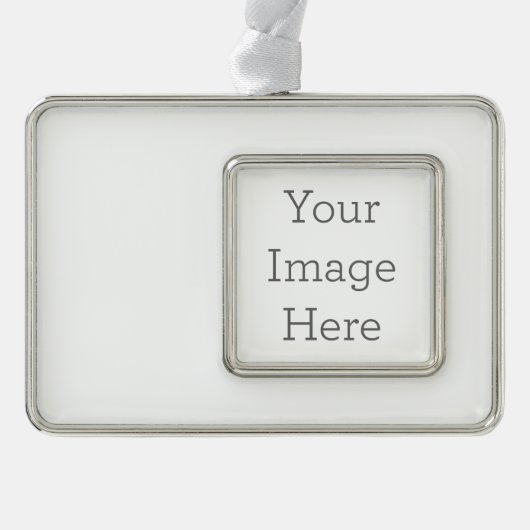 カスタムフレームオーナメント(横), シルバートーン (正面)