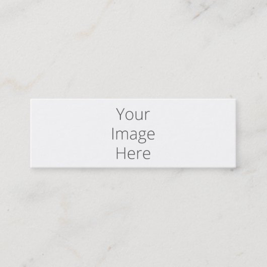 オリジナル作成 スキニー名刺 (正面)