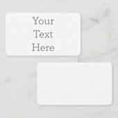 米スタンダード 89 mm x 51 mm紹介カード (正面/裏面)