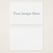 ラージ 8.89cm x 6.35cm名刺 (正面&裏面)