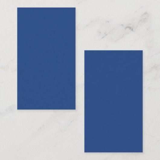 オリジナル作成 - ディープブルー エンクロージャーカード (正面/裏面)